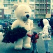 Плюшевый медведь-аниматор 2.7 метровая ростовая кукла в Санкт-Петербурге 11.12.16